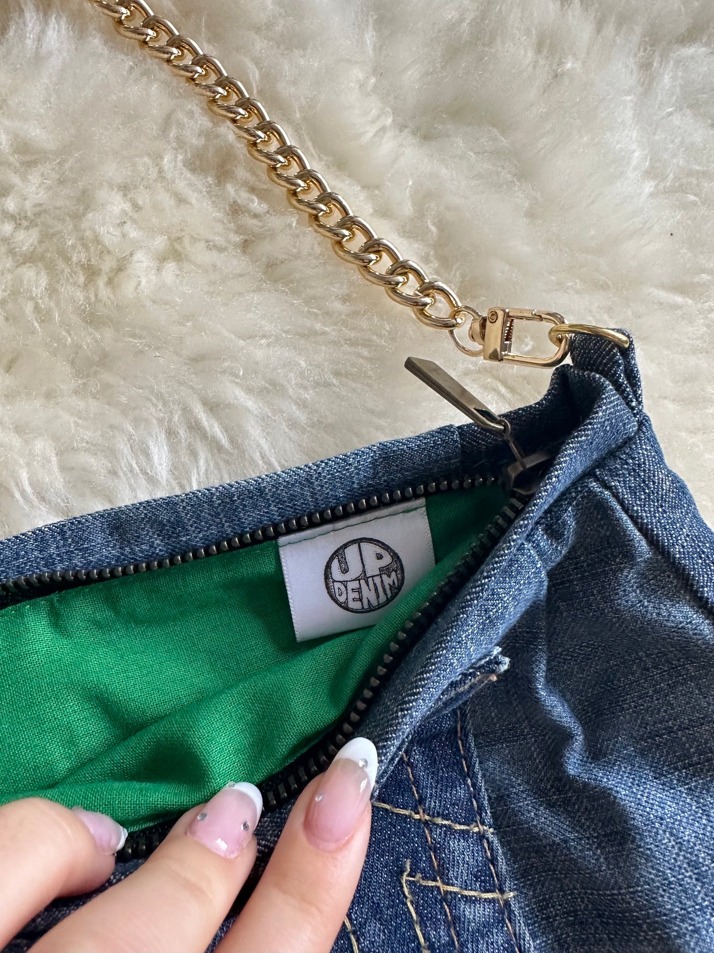 Up Denim True Religion Bag