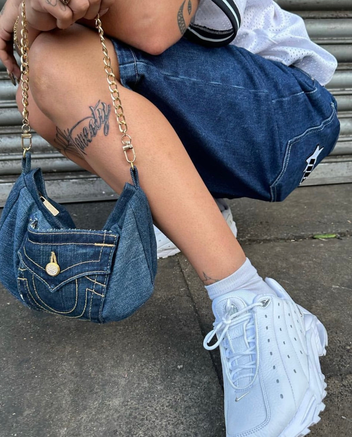 Up Denim True Religion Bag