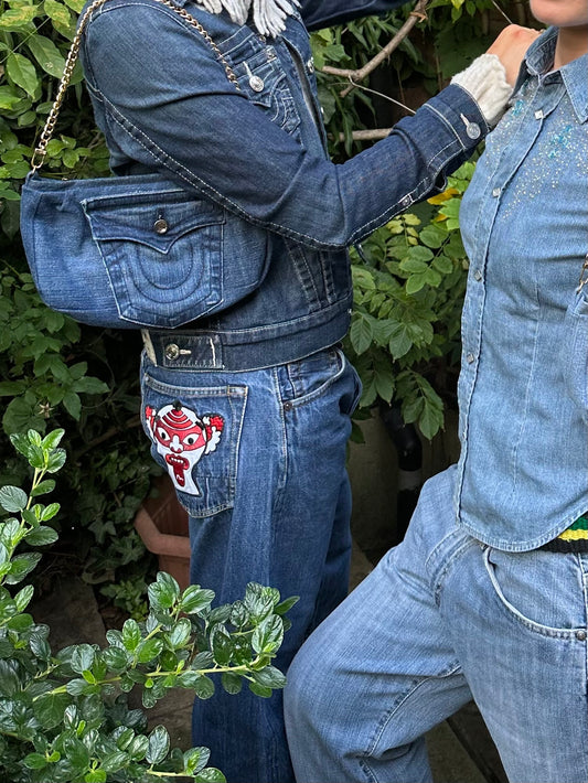 Up Denim True Religion Bag